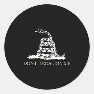 Dont Tread On Me Classic Round Sticker