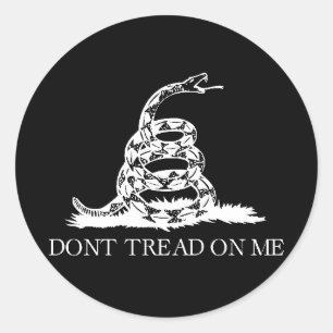 Don't Tread On Me Classic Round Sticker