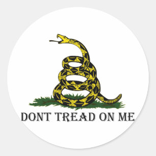 Dont Tread On Me Classic Round Sticker