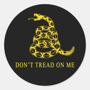 Don't Tread on Me Classic Round Sticker