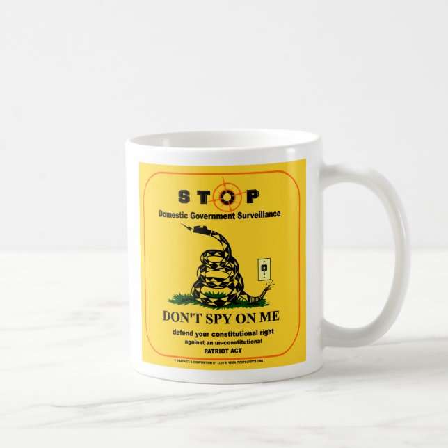 Don't Tread on Me! Coffee Mug (Right)