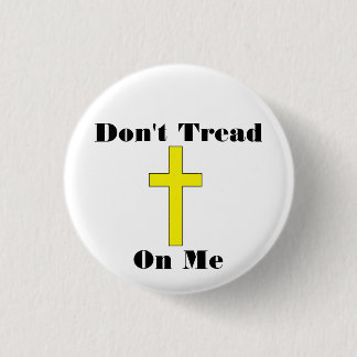 Don't Tread On Me - Cross - Religious Freedom Pin
