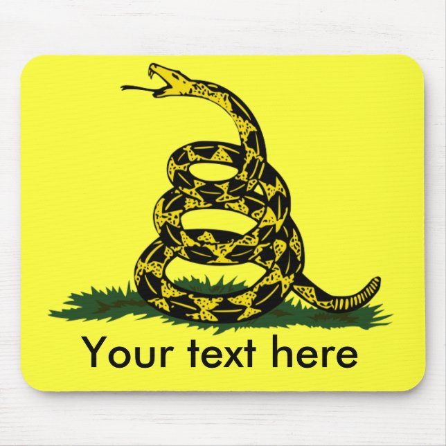 Don't tread on me cusatomizable mouse pad (Front)
