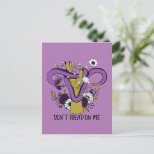 Dont Tread On Me Feminist Postcard