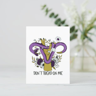 Dont Tread On Me Feminist Postcard