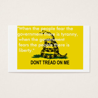 Dont tread on me flag cards