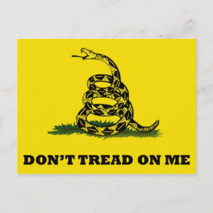 Don't Tread On Me flag Postcard