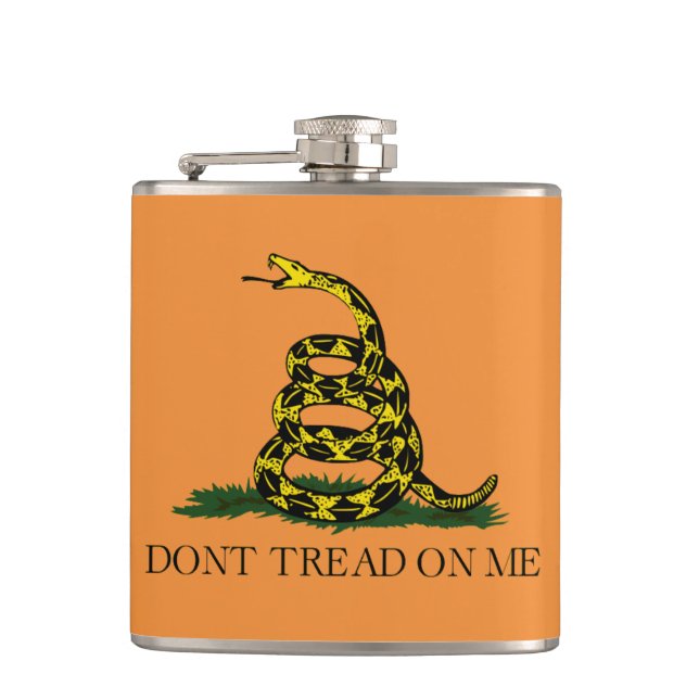 Don't Tread on Me Flask (Front)