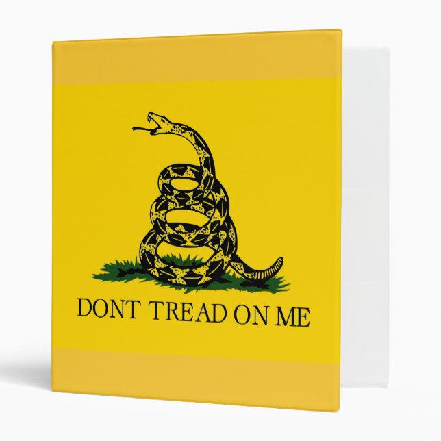 Don't Tread On Me - Front & Back Binder (Front/Inside)