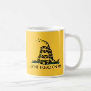 Dont Tread on Me Gadsden Flag Historical Military Coffee Mug