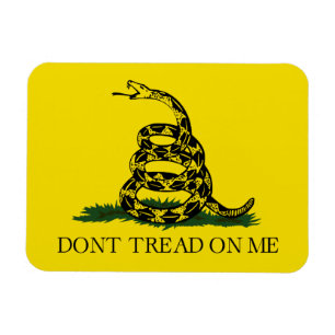 Don't Tread on Me Gadsden flag Magnet