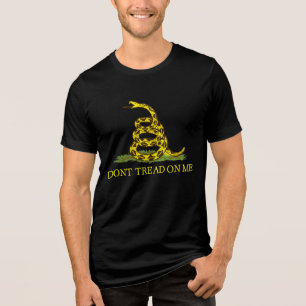 Don't Tread On Me Gadsden Flag Men's Tri-Blend Shirt