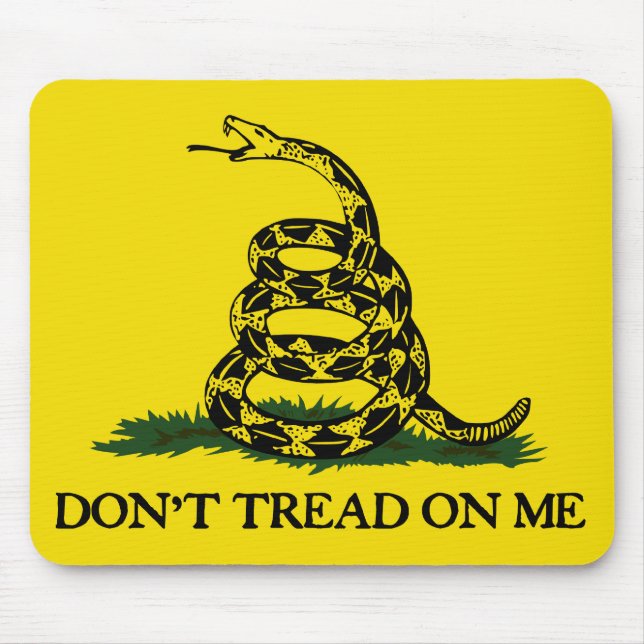 Don't Tread On Me-Gadsden Flag Mouse Pad (Front)