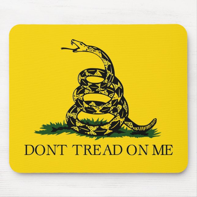Don't Tread On Me - Gadsden Flag Mouse Pad (Front)