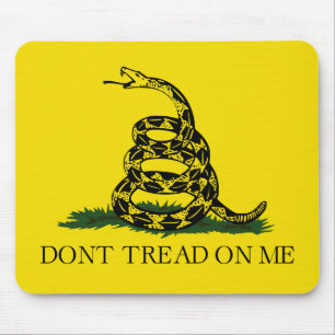 Don't Tread on Me Gadsden flag Mouse Pad