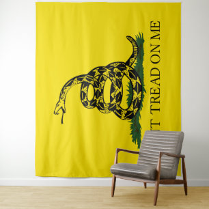 Don't Tread on Me Gadsden flag Tapestry