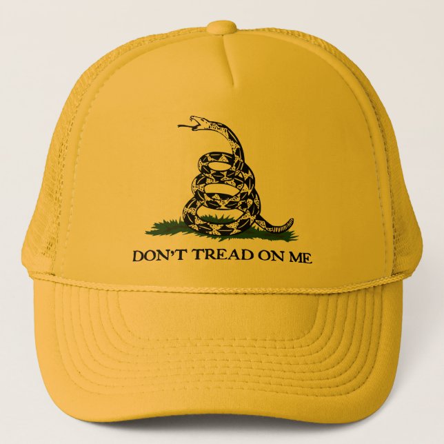 Don't Tread On Me-Gadsden Flag Trucker Hat (Front)