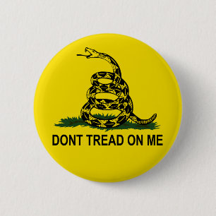 Don't Tread On Me - Gadsen Flag 2 Inch Round Button