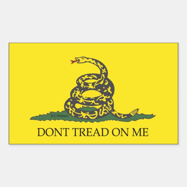 Don't tread on me!-Gadsten Flag Sticker (Front)