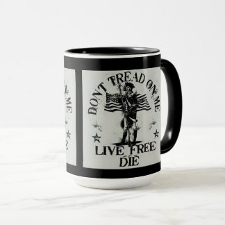 DON'T TREAD ON ME, LIVE FREE OR DIE / MUG