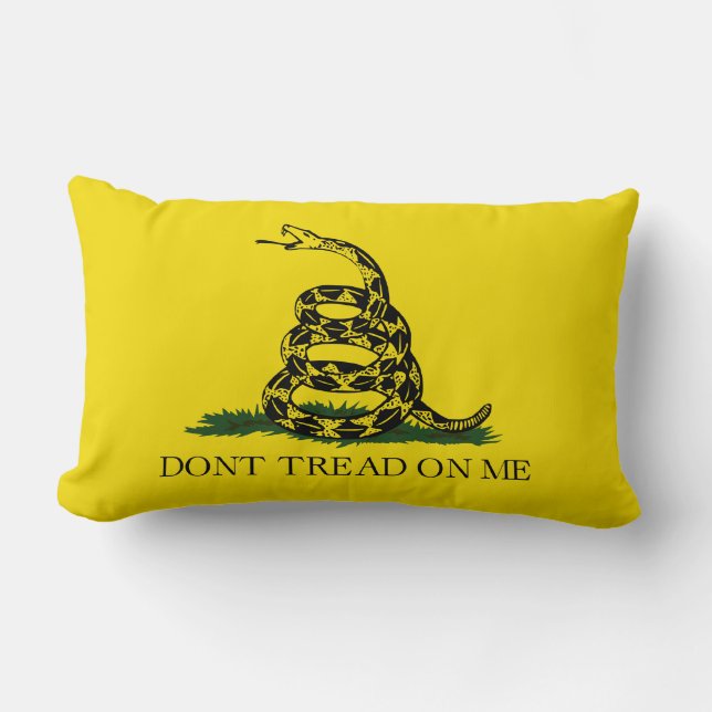 Dont Tread On Me Lumbar Pillow (Front)