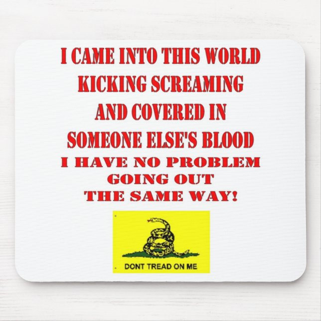 DON'T TREAD ON ME MOUSE PAD (Front)