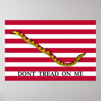 Don't Tread On Me - Navy Jack Poster