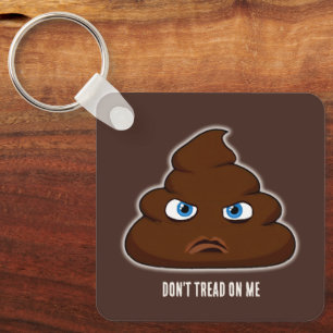 Don't Tread On Me Poo Keychain