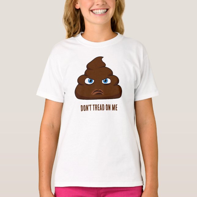 Don't Tread On Me Poo T-Shirt (Front)