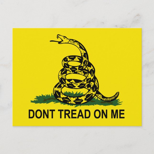 Dont Tread On Me Postcard (Front)