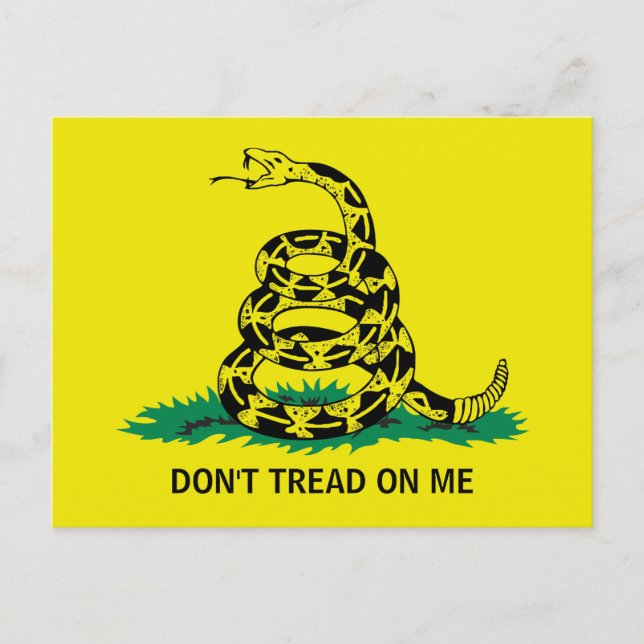 DON'T TREAD ON ME POSTCARD (Front)