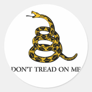 Don't Tread on Me Snake Sticker