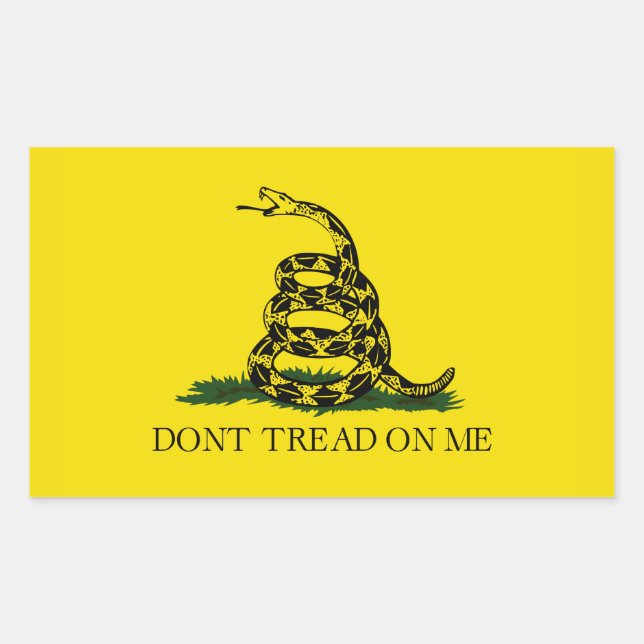 Don't Tread On Me Sticker (Front)