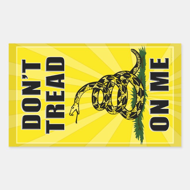 Don't Tread on Me Sticker (Front)