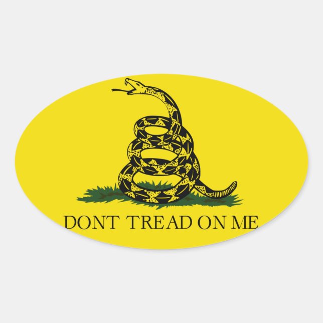 Don't Tread On Me Stickers (Front)