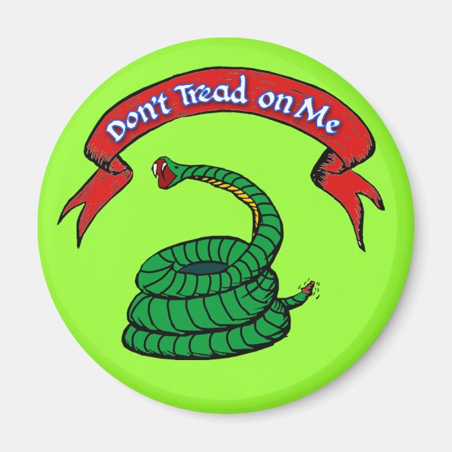 Don't Tread on Me T-shirts Magnet (Front)