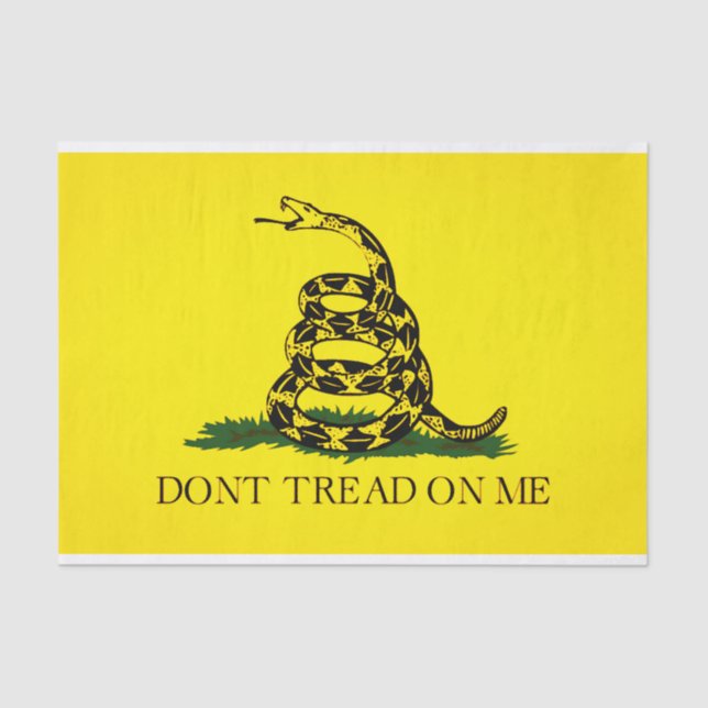 Don't Tread on Me Tissue Paper (Front)