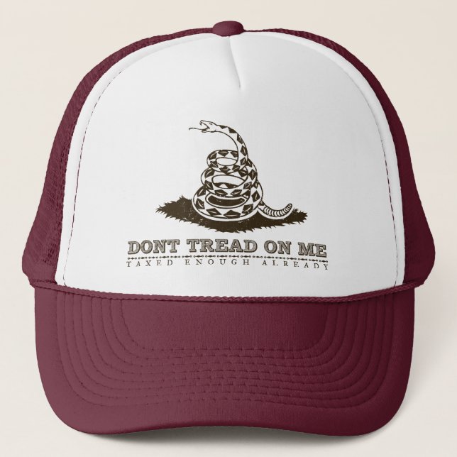 Don't Tread On Me Trucker Hat (Front)