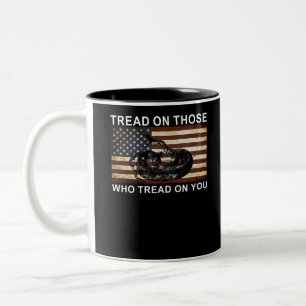dont tread on me Two-Tone coffee mug