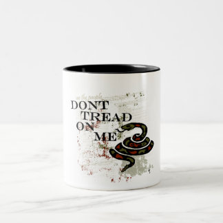 Dont Tread on Me Two-Tone Coffee Mug
