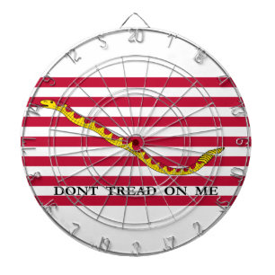 Don't Tread on Me US Naval Jack Dartboard