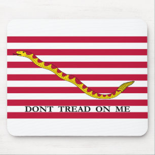 Don't Tread on Me US Naval Jack Mouse Pad