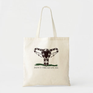Dont tread on me uterus tote bag