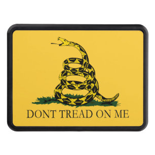 Don't Tread on Me Vintage Gadsden Flag Trailer Hitch Cover