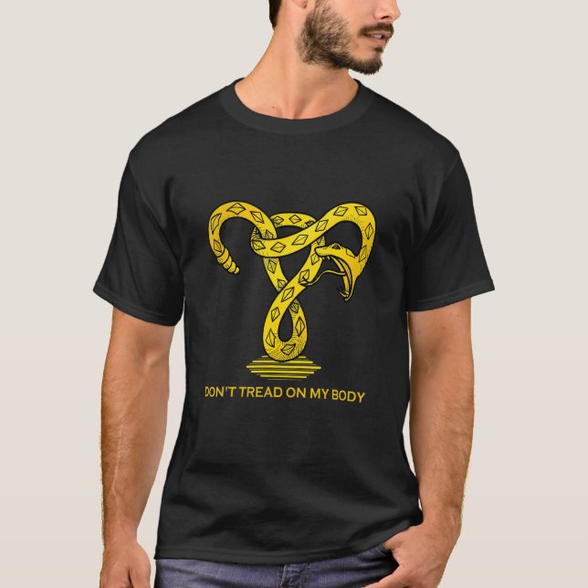 Don't Tread On My Body Uterus Pro Choice Feminist T-Shirt (Front)
