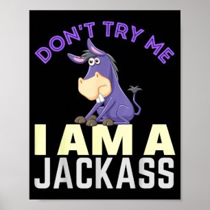 Don't Try Me I Am A Jack Funny Halloween Costume  Poster
