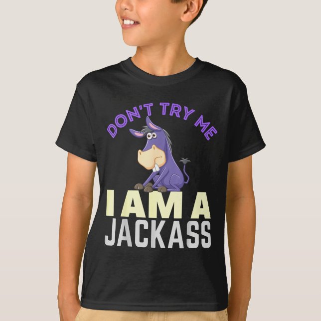 Don't Try Me I Am A Jack Funny Halloween Costume  T-Shirt (Front)