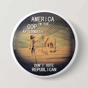 Don't vote Republican 3 Inch Round Button