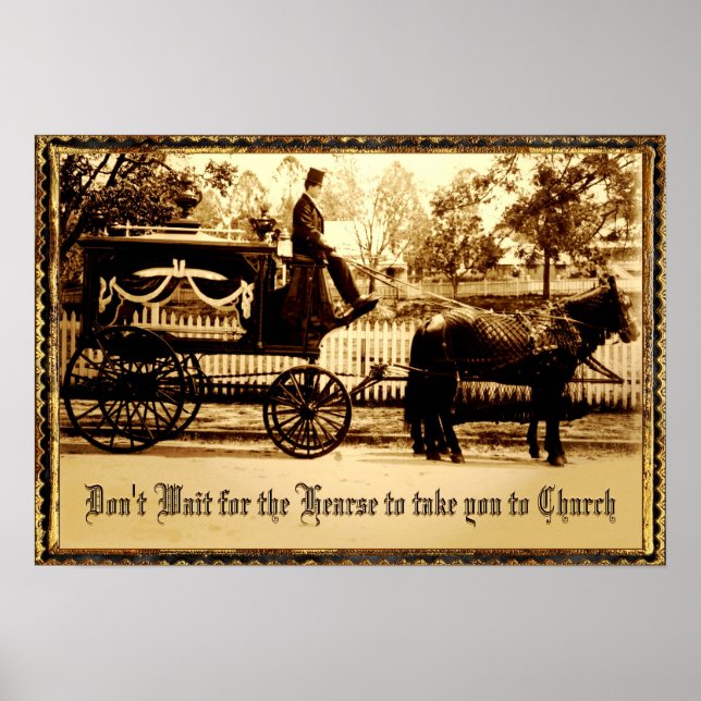 Don't Wait Customizable Poster (Front)