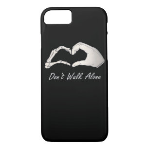 Don't Walk - White Classic - Skeleton Hands Hearts Case-Mate iPhone Case